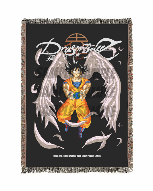 Angel Goku Woven Blanket